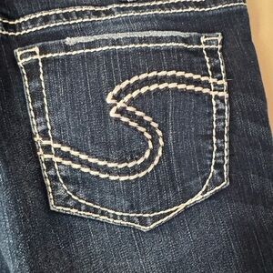Silver Jeans Blue Denim with Distinctive Stitching